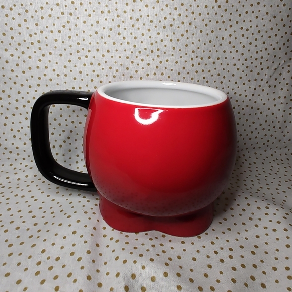 Disney Store Exclusive Mickey Mouse Pants Red Yellow Coffee Mug Cup HTF - Picture 2 of 6